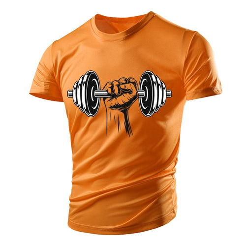 3D Printed Fitness Dumbbells & Polyester Men's T-Shirts