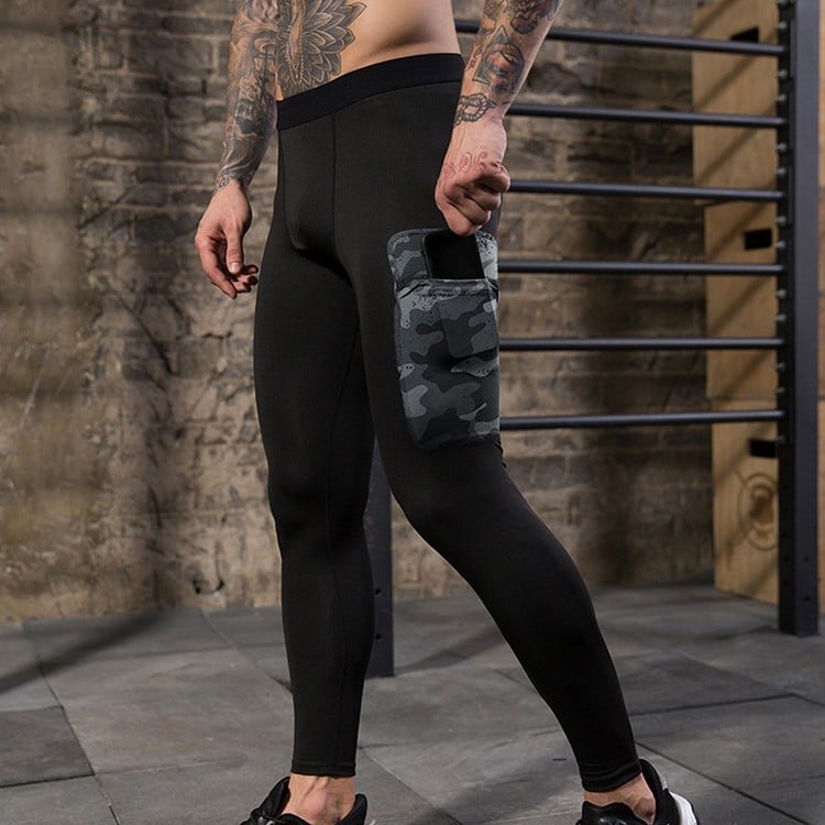 Camouflage Pocket Men's Fitness Pants