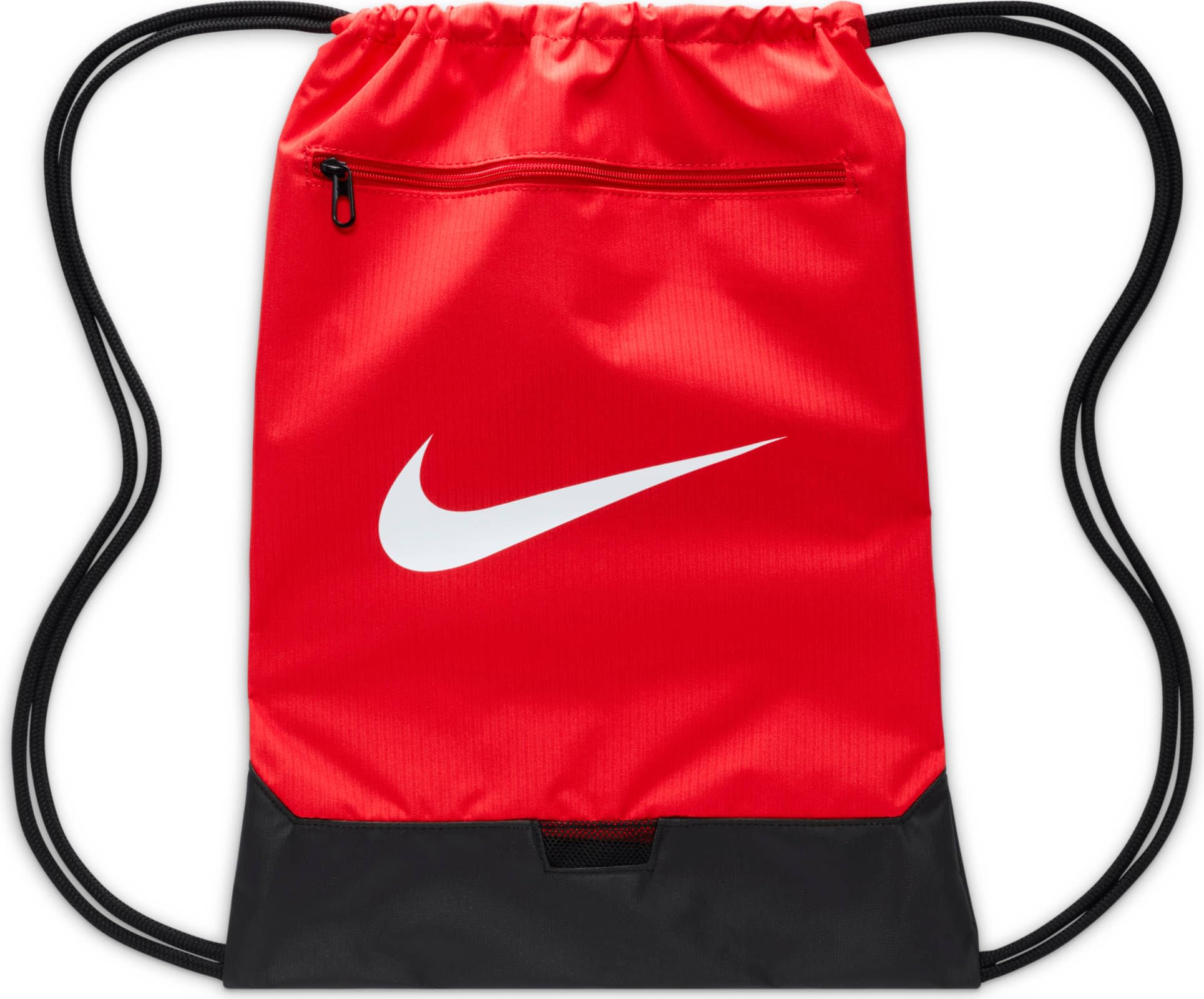 Red Nike Brasilia Gymsack Drawstring Bag